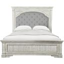 The appearance of Highland Park Queen Bed In Rustic Ivory designed by Steve Silver in the transitional interior design. This ivory piece of furniture was selected by 1StopBedrooms from Highland Park Collection to add a touch of cosiness and style into your home. Sku: HP900QFBW;HP900QHBW;HP900SRW. Bed Type: Panel Bed. Material: Wood. Bed Size: Queen.