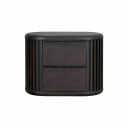 The appearance of Hildesheim 2 Drawer Nightstand with USB A-C In Black designed by Furniture of America in the modern / contemporary interior design. This black piece of furniture was selected by 1StopBedrooms from Hildesheim Collection to add a touch of cosiness and style into your home. Sku: FM73000BK-N1. Material: Acacia.
