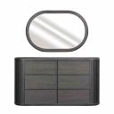 The appearance of Hildesheim Dresser In Black designed by Furniture of America in the modern / contemporary interior design. This black piece of furniture was selected by 1StopBedrooms from Hildesheim Collection to add a touch of cosiness and style into your home. Sku: FM73000BK-D. Material: Acacia.