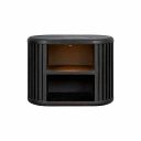 The appearance of Hildesheim Nightstand with Nightlight and USB A-C In Black designed by Furniture of America in the modern / contemporary interior design. This black piece of furniture was selected by 1StopBedrooms from Hildesheim Collection to add a touch of cosiness and style into your home. Sku: FM73000BK-N2. Material: Acacia.