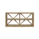 Holden Console Table In Tan and White