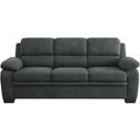 The appearance of Holleman Dark Gray Sofa designed by Homelegance in the modern / contemporary interior design. This dark gray piece of furniture was selected by 1StopBedrooms from Holleman Collection to add a touch of cosiness and style into your home. Sku: 9333DG-3. Material: Textured.
