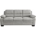 The appearance of Holleman Gray Sofa designed by Homelegance in the modern / contemporary interior design. This gray piece of furniture was selected by 1StopBedrooms from Holleman Collection to add a touch of cosiness and style into your home. Sku: 9333GY-3. Material: Textured.