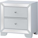The appearance of Hollywood Hills Nightstand In Champagne designed by Glory in the modern / contemporary interior design. This champagne piece of furniture was selected by 1StopBedrooms from Hollywood Hills Collection to add a touch of cosiness and style into your home. Sku: G8180-N. Material: Wood Veneer.