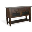 The appearance of Homestead Dark Brown Server designed by Sunny Designs in the transitional interior design. This tobacco piece of furniture was selected by 1StopBedrooms from Homestead Collection to add a touch of cosiness and style into your home. Sku: 1954TL2. Material: Solid Wood.