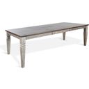 The appearance of Homestead Hills Extension Dining Table with Butterfly Leaf In Grey designed by Sunny Designs in the transitional interior design. This tobacco/grey piece of furniture was selected by 1StopBedrooms from Homestead Hills Collection to add a touch of cosiness and style into your home. Sku: 1012TA. Table Top Shape: Rectangular. Size: 42" x 90". Material: Solid Wood.