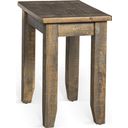The appearance of Homestead Chair Side Table In Dark Brown designed by Sunny Designs in the traditional interior design. This tobacco piece of furniture was selected by 1StopBedrooms from Homestead Collection to add a touch of cosiness and style into your home. Sku: 3292TL-CS. Material: Solid Wood.