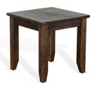 The appearance of Homestead Tobacco Leaf End Table designed by Sunny Designs in the traditional interior design. This tobacco piece of furniture was selected by 1StopBedrooms from Homestead Collection to add a touch of cosiness and style into your home. Sku: 3292TL-E. Material: Solid Wood.