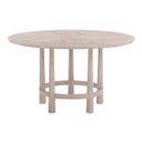 The appearance of Horizons Round Dining Table In Cerused White Oak designed by Bassett Mirror Company in the modern / contemporary interior design. This white oak piece of furniture was selected by 1StopBedrooms from Horizons Collection to add a touch of cosiness and style into your home. Sku: 2533-DR-700T;2533-DR-700B. Table Top Shape: Round. Material: Wood. Size: 54".