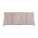 The appearance of Horizons Server In Cerused White Oak designed by Bassett Mirror Company in the modern / contemporary interior design. This white oak piece of furniture was selected by 1StopBedrooms from Horizons Collection to add a touch of cosiness and style into your home. Sku: 2533-DR-576. Material: Wood.