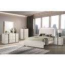 Horten Queen Bed In White Wash