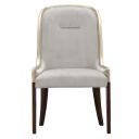 The appearance of Houston Dining Side Chair Set of 2 In Walnut designed by Michael Amini in the transitional interior design. This walnut piece of furniture was selected by 1StopBedrooms from Houston Collection to add a touch of cosiness and style into your home. Sku: 9095003A-416. Material: Polyester.