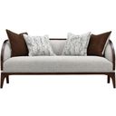 The appearance of Houston Loveseat In Walnut designed by Michael Amini in the transitional interior design. This walnut piece of furniture was selected by 1StopBedrooms from Houston Collection to add a touch of cosiness and style into your home. Sku: 9095825-PBL-416. Material: Birch.