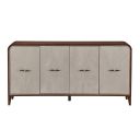The appearance of Houston Sideboard In Walnut designed by Michael Amini in the transitional interior design. This walnut piece of furniture was selected by 1StopBedrooms from Houston Collection to add a touch of cosiness and style into your home. Sku: 9095007SA-416. Material: Birch.