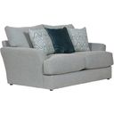 The appearance of Howell Loveseat In Seafoam designed by Jackson in the traditional interior design. This seafoam piece of furniture was selected by 1StopBedrooms from Howell Collection to add a touch of cosiness and style into your home. Sku: 348202161735172635. Material: Fabric.