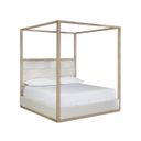 Hoyos Canopy King Bed In Topaz Beige