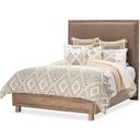 The appearance of Hudson Ferry Driftwood Queen Panel Bed KI-HUDF012QNB-216 designed by Michael Amini in the rustic / southwestern interior design. This driftwood piece of furniture was selected by 1StopBedrooms from Hudson Ferry Collection to add a touch of cosiness and style into your home. Sku: KI-HUDF012BRN-216;KI-HUDF132-216;9000238-00. Bed Type: Panel Bed. Bed Size: Queen. Material: Wood Veneer.