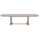 The appearance of Traditions Hudson Extension Dining Table In Natural Gray Acacia designed by Essentials For Living in the transitional interior design. This natural gray acacia piece of furniture was selected by 1StopBedrooms from Traditions Collection to add a touch of cosiness and style into your home. Sku: 6015.NG. Table Top Shape: Rectangular. Size: 40" x 110". Material: Acacia Wood.