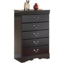 The appearance of Huey Vineyard Chest designed by Signature Design by Ashley in the transitional interior design. This black piece of furniture was selected by 1StopBedrooms from Huey Vineyard Collection to add a touch of cosiness and style into your home. Sku: B128-46. Material: Wood.
