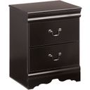 The appearance of Huey Vineyard Nightstand designed by Signature Design by Ashley in the transitional interior design. This black piece of furniture was selected by 1StopBedrooms from Huey Vineyard Collection to add a touch of cosiness and style into your home. Sku: B128-92. Material: Wood.