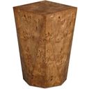 The appearance of Hughes Geometric Accent Table In Woodtone designed by Uttermost in the modern / contemporary interior design. This woodtone piece of furniture  was selected by 1StopBedrooms from Hughes Collection to add a touch of cosiness and style into your home. Sku: 50079. Material: MDF.