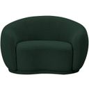 The appearance of Hyde Boucle Fabric Chair In Green designed by Meridian in the modern / contemporary interior design. This green piece of furniture was selected by 1StopBedrooms from Hyde Collection to add a touch of cosiness and style into your home. Sku: 693Green-C. Material: Boucle.