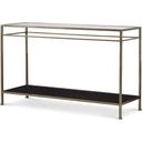 The appearance of Hyde Park Console 54 x 19 In London Brown designed by Century Furniture in the transitional interior design. This london brown piece of furniture  was selected by 1StopBedrooms from Details Occasional Collection to add a touch of cosiness and style into your home. Sku: CSA-402-6. Material: Walnut Veneer.