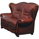 The appearance of 100 Leather Loveseat designed by ESF in the traditional interior design. This brown piece of furniture was selected by 1StopBedrooms from 100 Collection to add a touch of cosiness and style into your home. Sku: 1002. Material: Leather Match.
