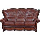 The appearance of 100 Leather Sofa designed by ESF in the traditional interior design. This brown piece of furniture was selected by 1StopBedrooms from 100 Collection to add a touch of cosiness and style into your home. Sku: 1003. Material: Leather Match.
