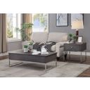 The appearance of Iban Lift Top Coffee Table designed by ACME in the industrial interior design. This gray oak piece of furniture  was selected by 1StopBedrooms from Iban Collection to add a touch of cosiness and style into your home. Sku: 81170. Material: Wood.