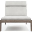The appearance of Ibiza Chaise designed by Bernhardt in the modern / contemporary interior design. This weathered teak solid piece of furniture was selected by 1StopBedrooms from Ibiza Collection to add a touch of cosiness and style into your home. Sku: O1029A. Material: Wood. Upholstery Material: Solid Fabric.