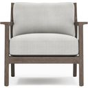 The appearance of Ibiza Outdoor Chair designed by Bernhardt in the modern / contemporary interior design. This weathered teak solid piece of furniture was selected by 1StopBedrooms from Ibiza Collection to add a touch of cosiness and style into your home. Sku: O1022A. Material: Wood. Upholstery Material: Solid Fabric.