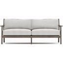 The appearance of Ibiza Outdoor Sofa designed by Bernhardt in the modern / contemporary interior design. This weathered teak solid piece of furniture was selected by 1StopBedrooms from Ibiza Collection to add a touch of cosiness and style into your home. Sku: O1027A. Material: Wood. Upholstery Material: Solid Fabric.