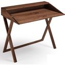 The appearance of Idea Brown Writing Desk designed by Bellini Modern Living in the transitional interior design. This brown piece of furniture was selected by 1StopBedrooms from Idea Collection to add a touch of cosiness and style into your home. Sku: Idea Desk. Material: Walnut.