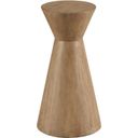The appearance of Indiya Round Accent Table designed by Hammary in the modern / contemporary interior design. This sandalwood piece of furniture  was selected by 1StopBedrooms from Indiya Collection to add a touch of cosiness and style into your home. Sku: 376-919. Material: Wood.
