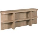 The appearance of Indiya Sofa Console Table In Sandalwood designed by Hammary in the modern / contemporary interior design. This sandalwood piece of furniture  was selected by 1StopBedrooms from Indiya Collection to add a touch of cosiness and style into your home. Sku: 376-925. Material: Wood.
