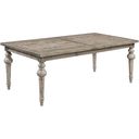 The appearance of Interlude Butterfly Leaf Dining Table In Sandstone Buff designed by Emerald Home Furnishings in the transitional interior design. This buff piece of furniture was selected by 1StopBedrooms from Interlude Collection to add a touch of cosiness and style into your home. Sku: D560-10-05BASE;D560-10-05TOP. Material: Wood. Table Top Shape: Rectangular. Size: 80".