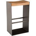The appearance of Iron Frame Bar Stool designed by Phillips Collection in the modern / contemporary interior design. This brown piece of furniture  was selected by 1StopBedrooms from  to add a touch of cosiness and style into your home. Sku: TH81407. Material: Wood.