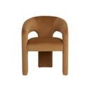 Isidore Dining Armchair In Meg Gold