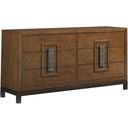 The appearance of Island Fusion Heron Island Double Dresser In Sebana designed by Tommy Bahama in the transitional interior design. This sebana piece of furniture was selected by 1StopBedrooms from Island Fusion Collection to add a touch of cosiness and style into your home. Sku: 556-223. Material: Wood.