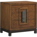The appearance of Island Fusion Isabela Nightstand In Sebana designed by Tommy Bahama in the transitional interior design. This sebana piece of furniture  was selected by 1StopBedrooms from Island Fusion Collection to add a touch of cosiness and style into your home. Sku: 556-621. Material: Wood.
