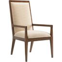 Island Fusion Natori Slat Back Arm Chair In Sebana