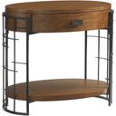 The appearance of Island Fusion Sendai High/Low Nightstand In Sebana designed by Tommy Bahama in the transitional interior design. This sebana piece of furniture  was selected by 1StopBedrooms from Island Fusion Collection to add a touch of cosiness and style into your home. Sku: 556-623. Material: Wood.