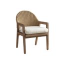 The appearance of Isle Of Palms Arm Dining Chair designed by Tommy Bahama in the transitional interior design. This beige/tan piece of furniture  was selected by 1StopBedrooms from Isle Of Palms Collection to add a touch of cosiness and style into your home. Sku: 3380-13-60. Material: Fabric.