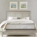 The appearance of Ivy Hollow Weathered Linen And Dusty Taupe Queen Panel Bed designed by Liberty in the transitional interior design. This cream piece of furniture  was selected by 1StopBedrooms from Ivy Hollow Collection to add a touch of cosiness and style into your home. Sku: 457-BR13;457-BR14;457-BR90. Bed Type: Panel Bed. Bed Size: Queen. Material: Poplar Solid.