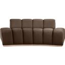 The appearance of Jace Velvet Loveseat In Brown and Natural designed by Meridian in the modern / contemporary interior design. This brown and natural piece of furniture was selected by 1StopBedrooms from Jace Collection to add a touch of cosiness and style into your home. Sku: 44093Brown-L. Material: Velvet.