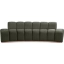 The appearance of Jace Velvet Sofa In Green and Natural designed by Meridian in the modern / contemporary interior design. This green and natural piece of furniture  was selected by 1StopBedrooms from Jace Collection to add a touch of cosiness and style into your home. Sku: 44093Green-S. Material: Velvet.
