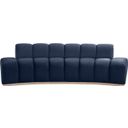 The appearance of Jace Velvet Sofa In Navy and Natural designed by Meridian in the modern / contemporary interior design. This navy and natural piece of furniture was selected by 1StopBedrooms from Jace Collection to add a touch of cosiness and style into your home. Sku: 44093Navy-S. Material: Velvet.