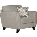 The appearance of Jackson Alyssa Chair 421501207218207000 designed by Jackson in the traditional interior design. This pebble piece of furniture was selected by 1StopBedrooms from Alyssa Collection to add a touch of cosiness and style into your home. Sku: 421501207218207328. Material: Polyester.