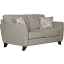 The appearance of Jackson Alyssa Loveseat 421502207218207000 designed by Jackson in the traditional interior design. This pebble piece of furniture was selected by 1StopBedrooms from Alyssa Collection to add a touch of cosiness and style into your home. Sku: 421502207218207328. Material: Polyester.